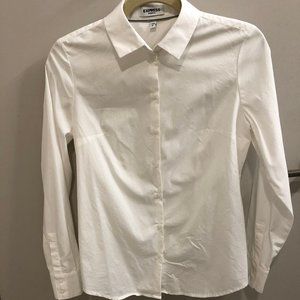 Classic White Button Down Womens S